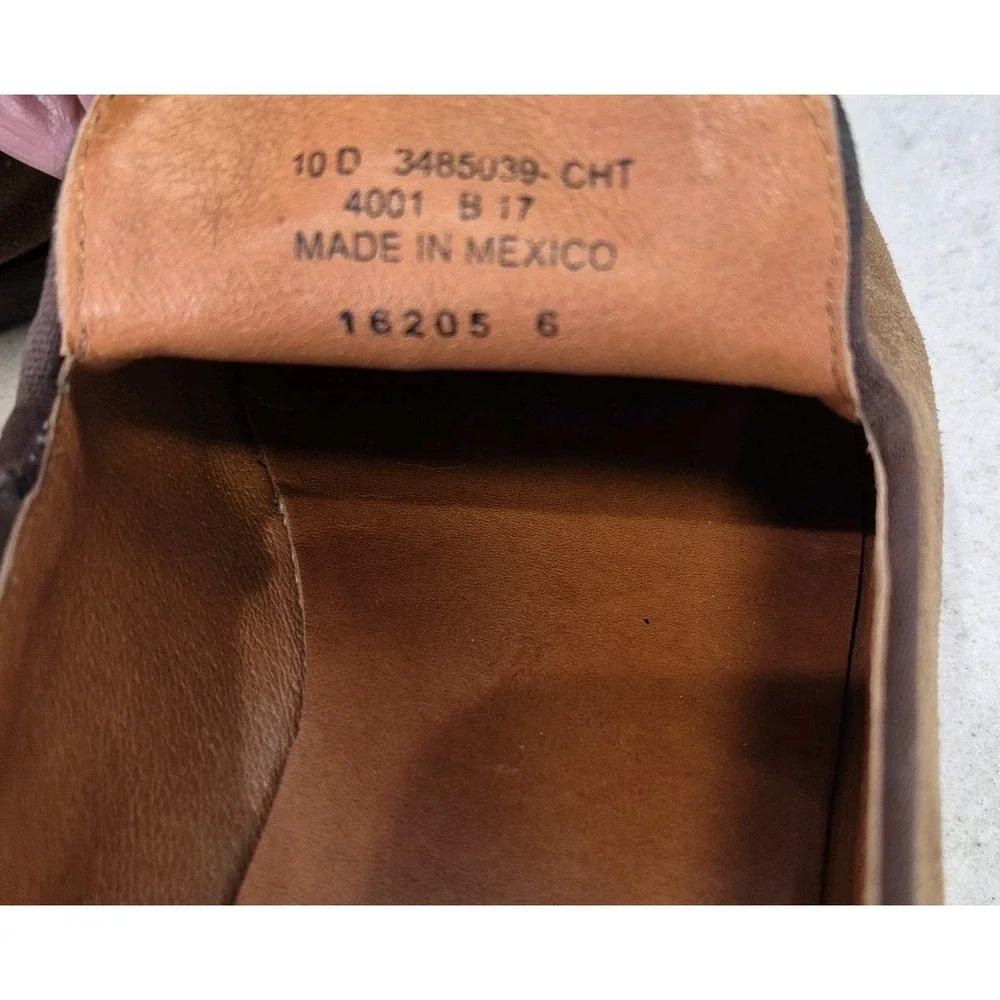 FRYE Men's Size 10D‎ JEFFERSON VENETIAN LOAFER Suede CHESTNUT